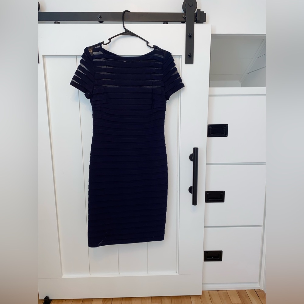 Adrianna Papell | Navy Blue Dress - Size 8
